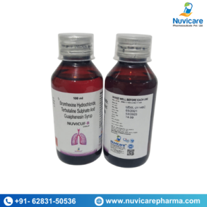 Bromhexine Hydrochloride Terbutaline Sulphate And Guaiphenesin Syrup