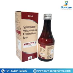 Cyproheptadine Hydrochloride And Tricholine Citrate Syrup