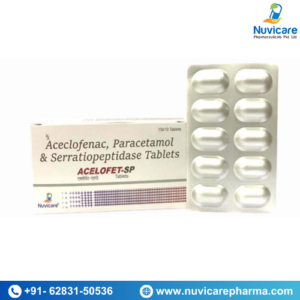 Aceclofenac, Paracetamol & Serratiopeptidase Tablets